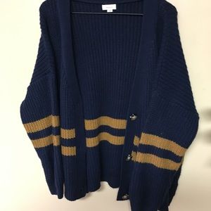 Navy blue cardigan